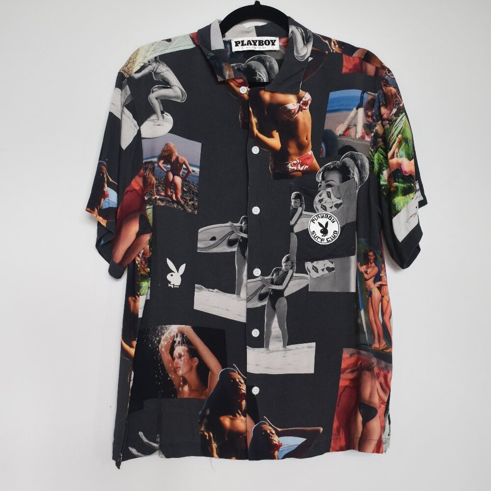 Playboy "SURF CAMP" Button Up